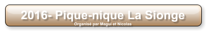 2016- Pique-nique La Sionge Organisé par Magui et Nicolas